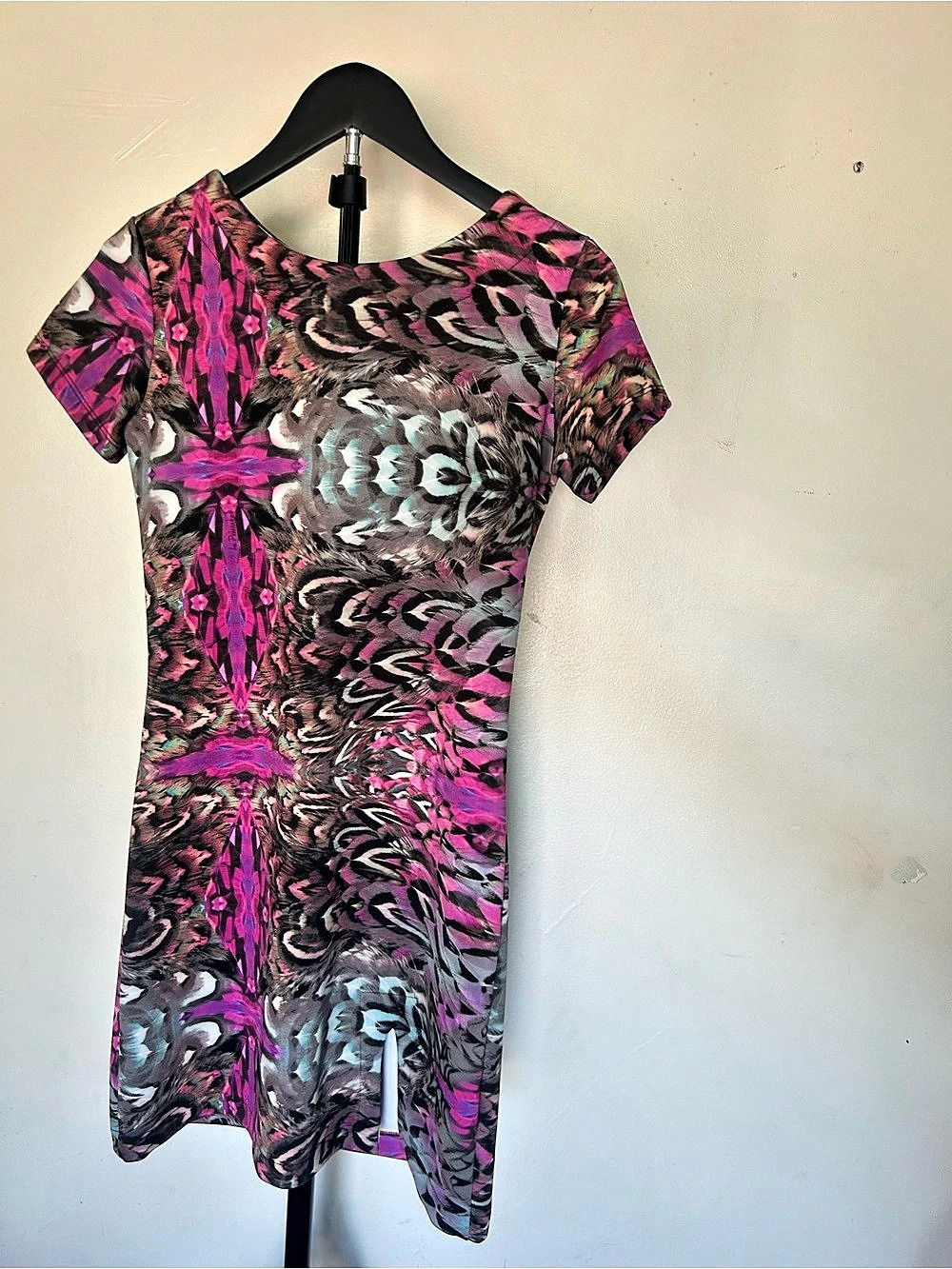 Abstract Print Mini Dress Like New